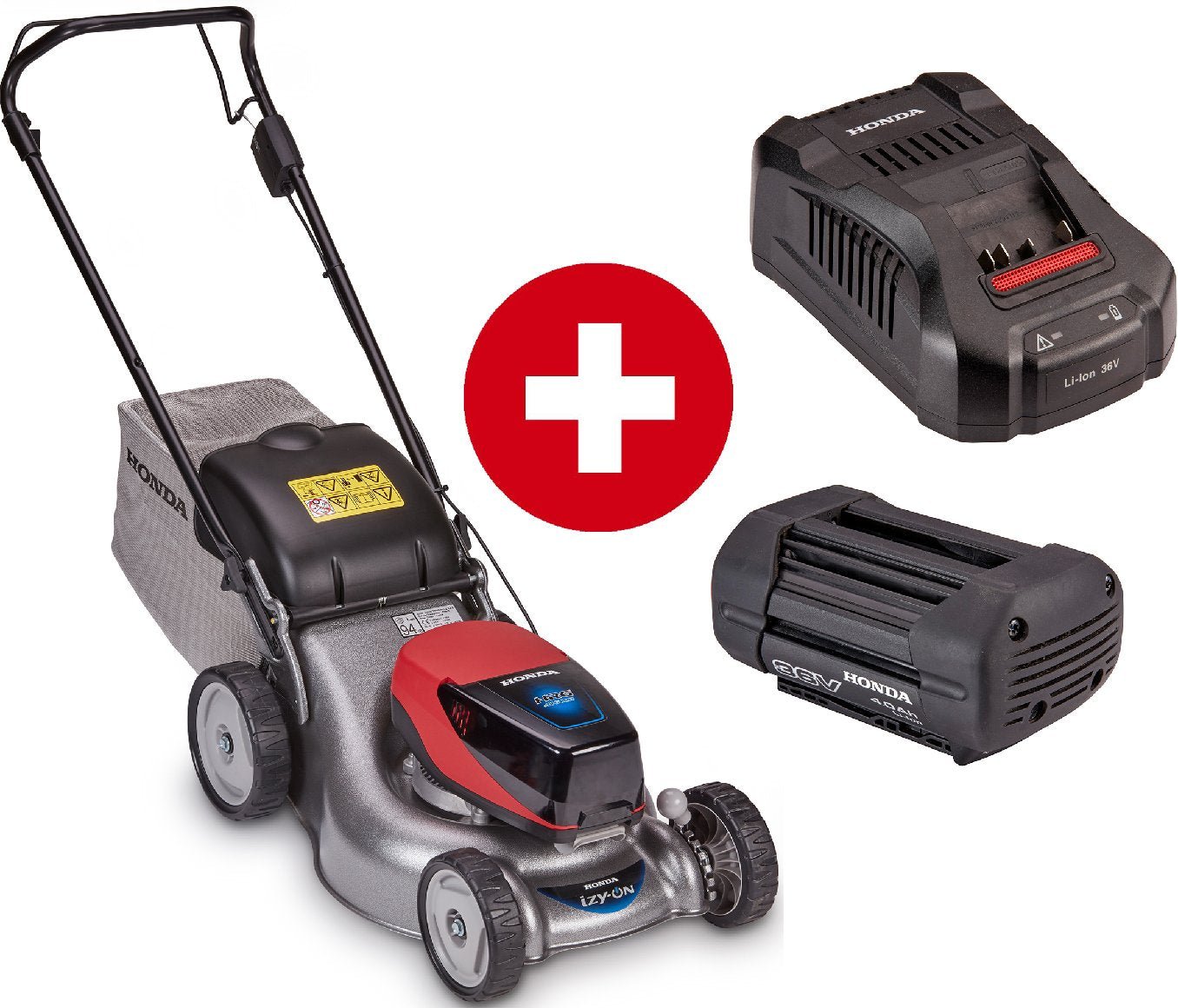 Honda_HRG_416_XB_PE_Set_20210511.jpg Honda Akku-Rasenmäher HRG 416 XB PE Set mit 4 Ah Akku und Schnell-Ladegerät – Bild 1