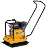 Lumag Benzin-Rüttelplatte RP 1100 PRO inkl. Gummimatte und Fahrwerk