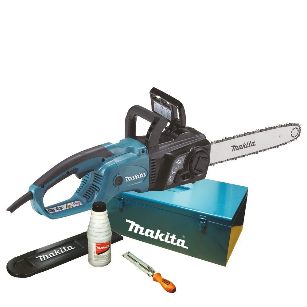 Makita_UC3551AK_20201204_d5624528-2d69-489a-b583-28fdf72e23b0.jpg Makita Elektro-Motorsäge UC3551AK inkl. Zubehör und Koffer – Bild 1