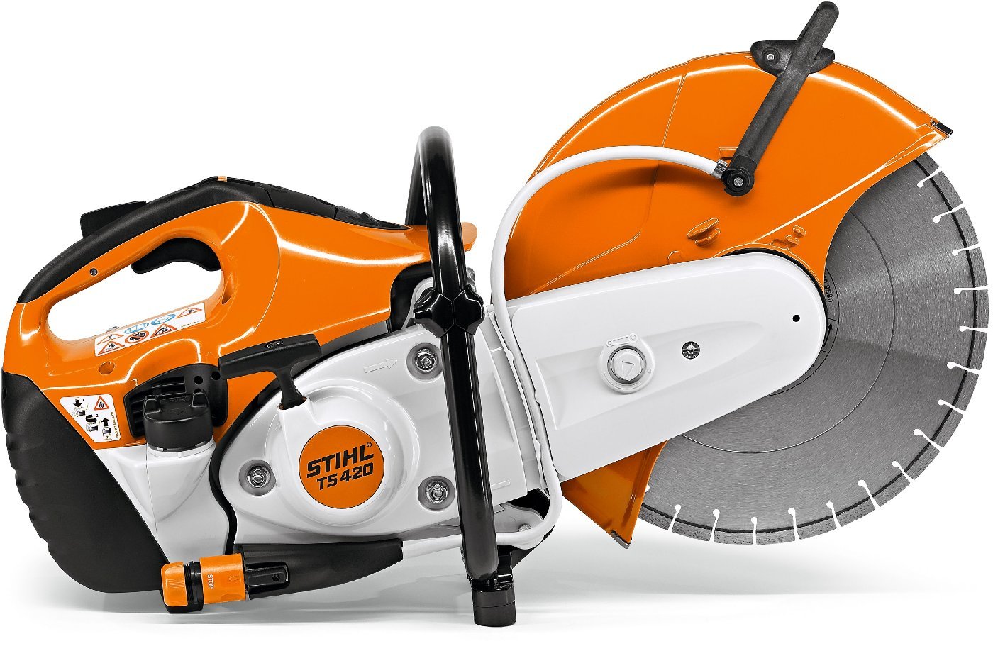 STIHL_TS_420_20210125.jpg STIHL Benzin-Trennschleifer TS 420 mit STIHL 350mm Bau- und Edelstahl Trennscheibe – Bild 1